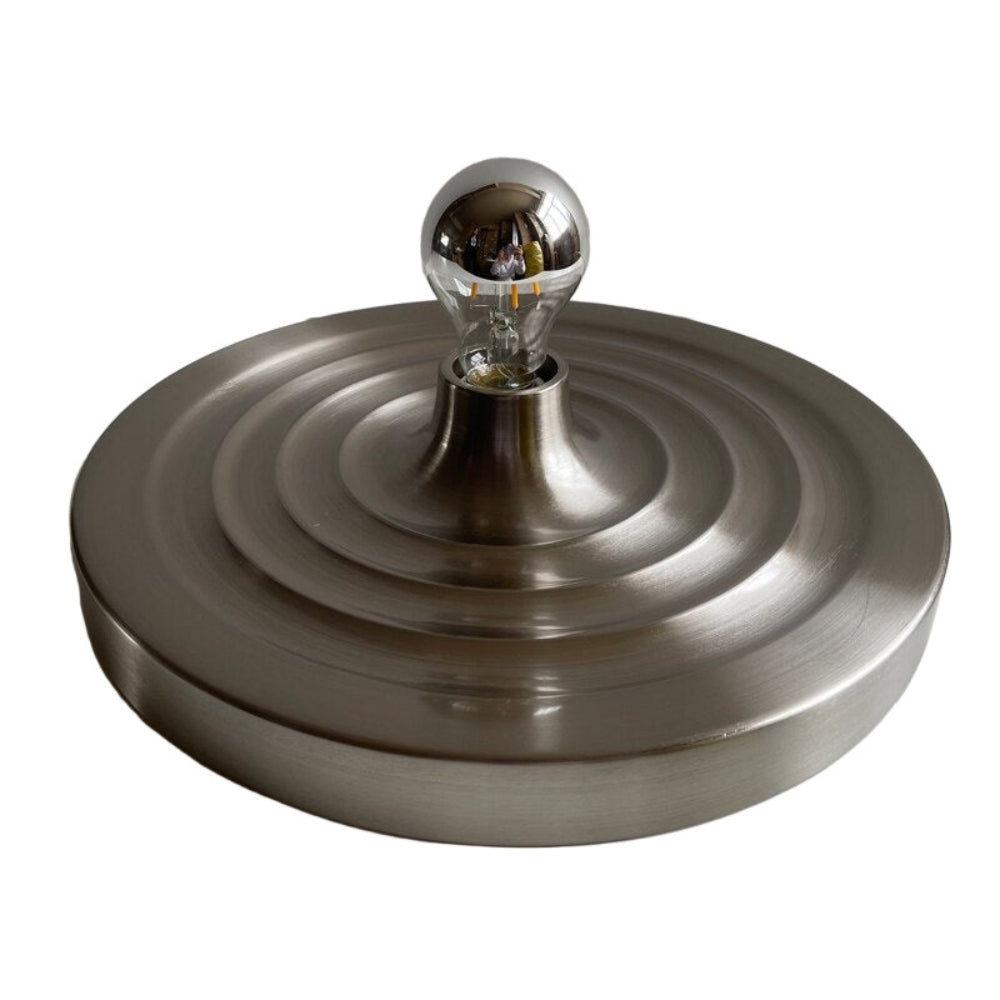 Futuristische glazen schijfplafondlamp