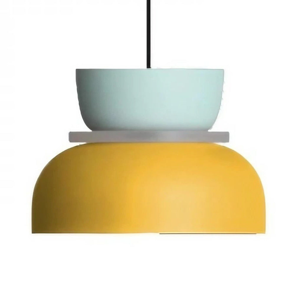 Nordic Color Block Hanglamp voor Moderne Interieurs