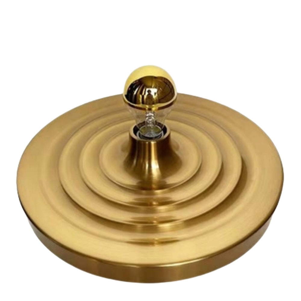 Futuristische glazen schijfplafondlamp