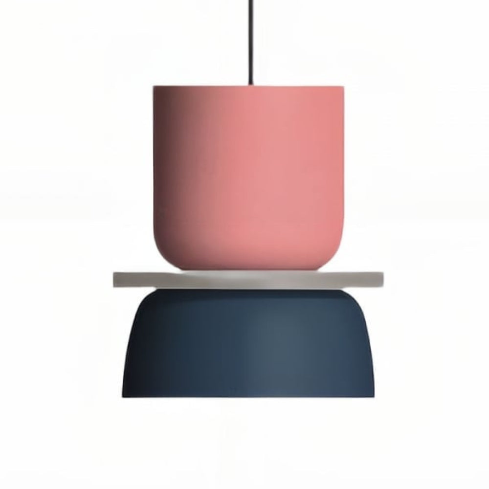 Nordic Color Block Hanglamp voor Moderne Interieurs