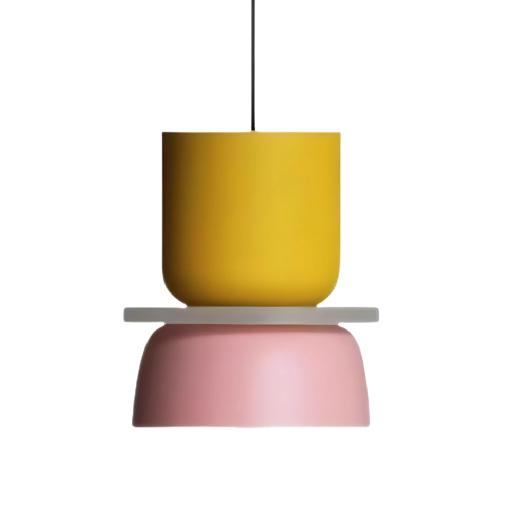 Nordic Color Block Hanglamp voor Moderne Interieurs