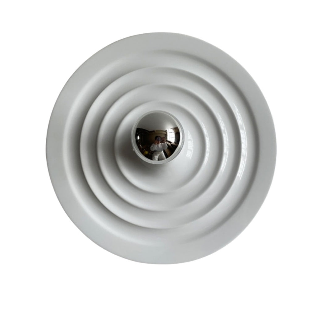 Futuristische glazen schijfplafondlamp